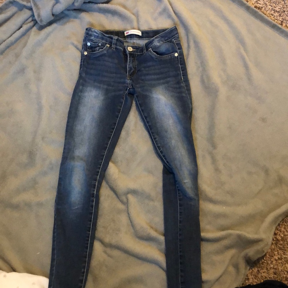 Dark wash Levi Jeans girls size 10